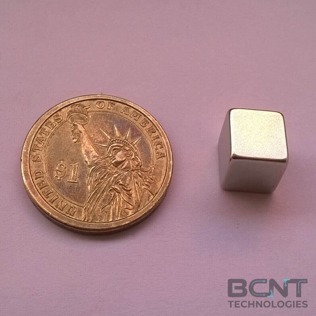 Neodymium Cube Magnet - 10 x 10 x 10mm (SKU: BCNT-MAG-PM-16199) | BCNT TECHNOLOGIES