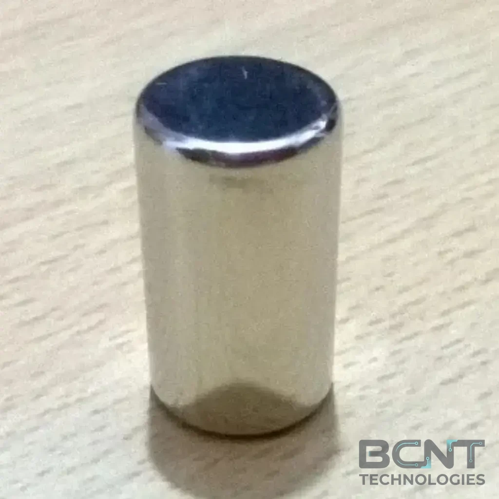 Neodymium Cylinder Magnet - 10 x 15mm Strong Cylinder (SKU: C-10-15-N35) | BCNT TECHNOLOGIES