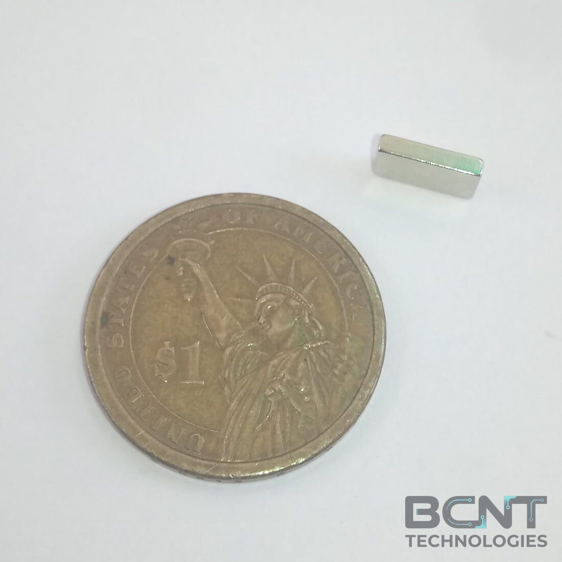 Neodymium Block Magnet - 10 x 5 x 2mm (SKU: B-10-5-2-N38) | BCNT TECHNOLOGIES