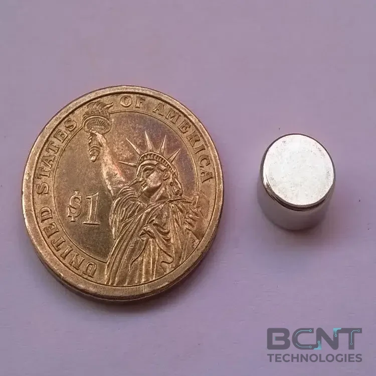 Neodymium Disc Magnet - Ø10 x 5mm (SKU: BCNT-MAG-PM-217) | BCNT TECHNOLOGIES