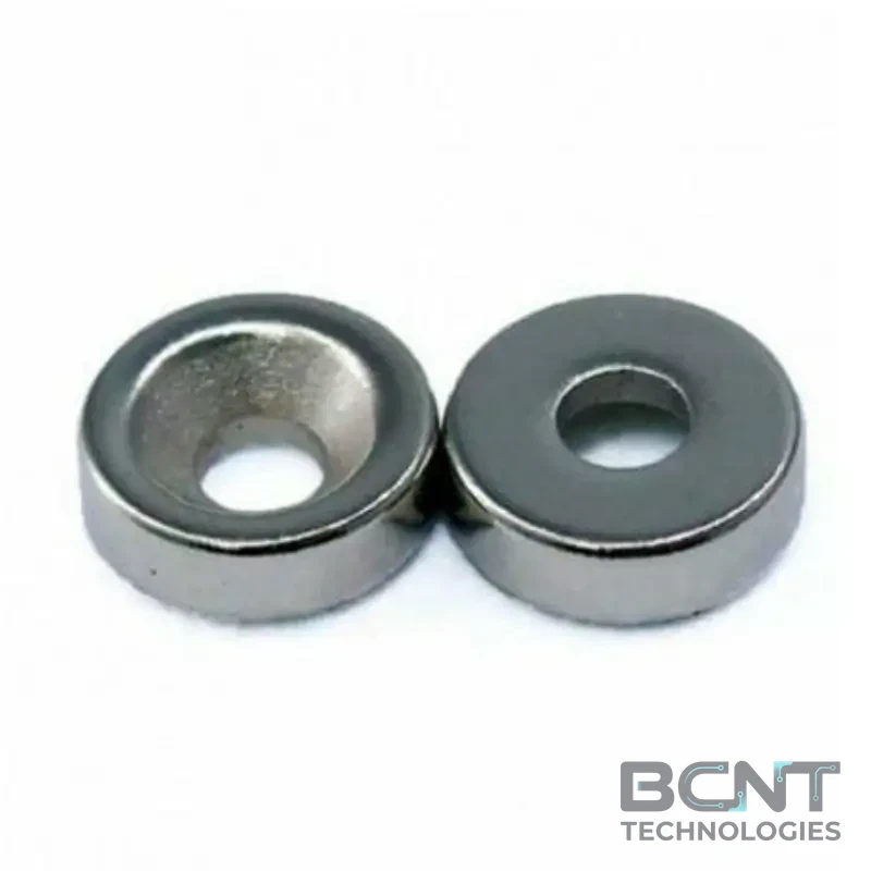 Neodymium Countersunk Magnet - 10 x 3 M3_CSK (SKU: RC-10-d6-3H-3-NXX) | BCNT TECHNOLOGIES