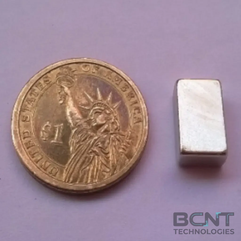 Neodymium Block Magnet - 15 x 9 x 5mm Strong Block (SKU: B-15-9-5-N35) - BCNT Technologies