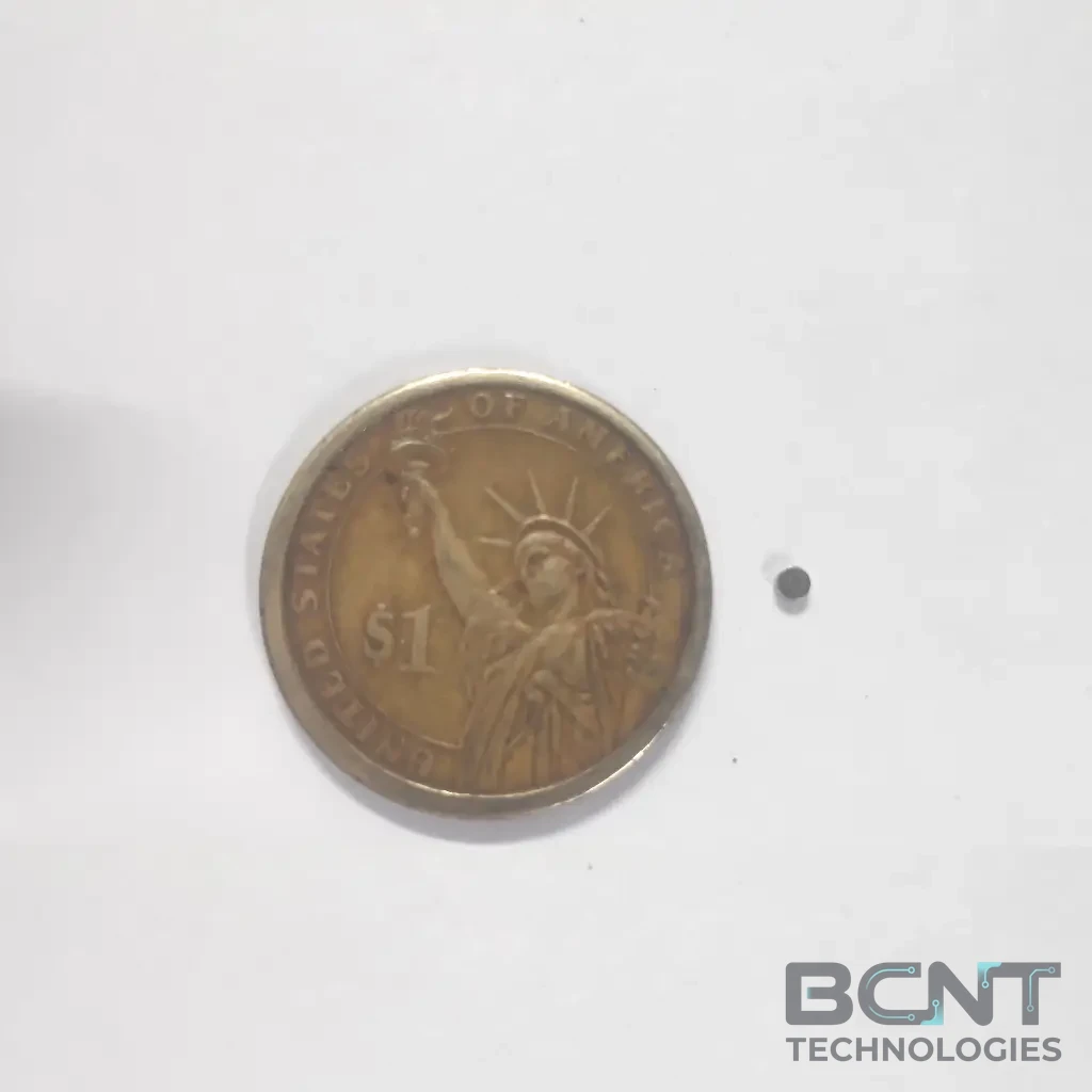 Neodymium Disc Magnet - Ø2 x 1mm (SKU: D-2-1-N35) | BCNT TECHNOLOGIES