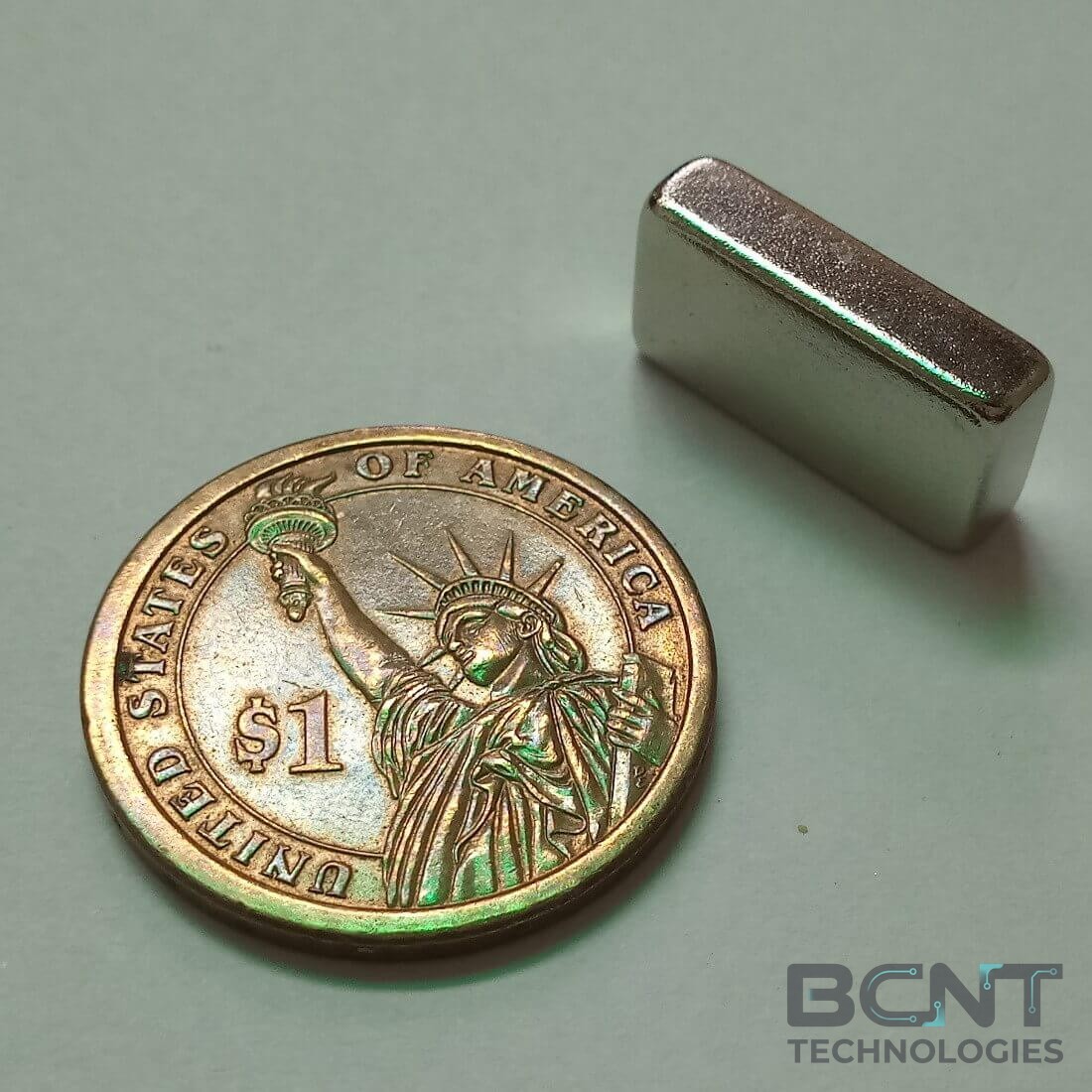 Neodymium Block Magnet - 20 x 10 x 5mm (SKU: BCNT-MAG-PM-3718) | BCNT TECHNOLOGIES