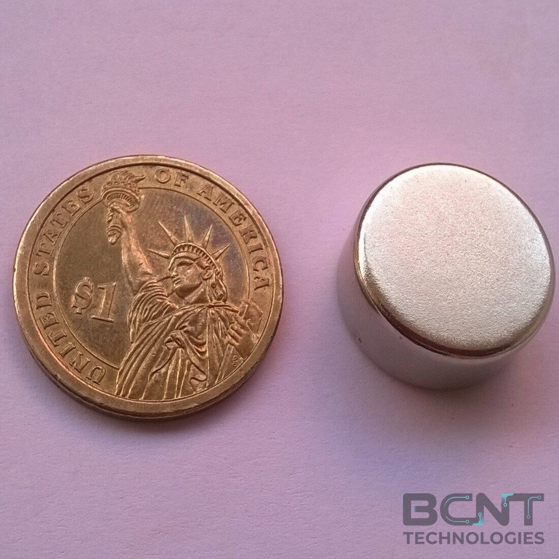 Neodymium Disc Magnet - 20mm x 5mm N35EH (SKU: BCNT-MAG-PM-10265) | BCNT TECHNOLOGIES