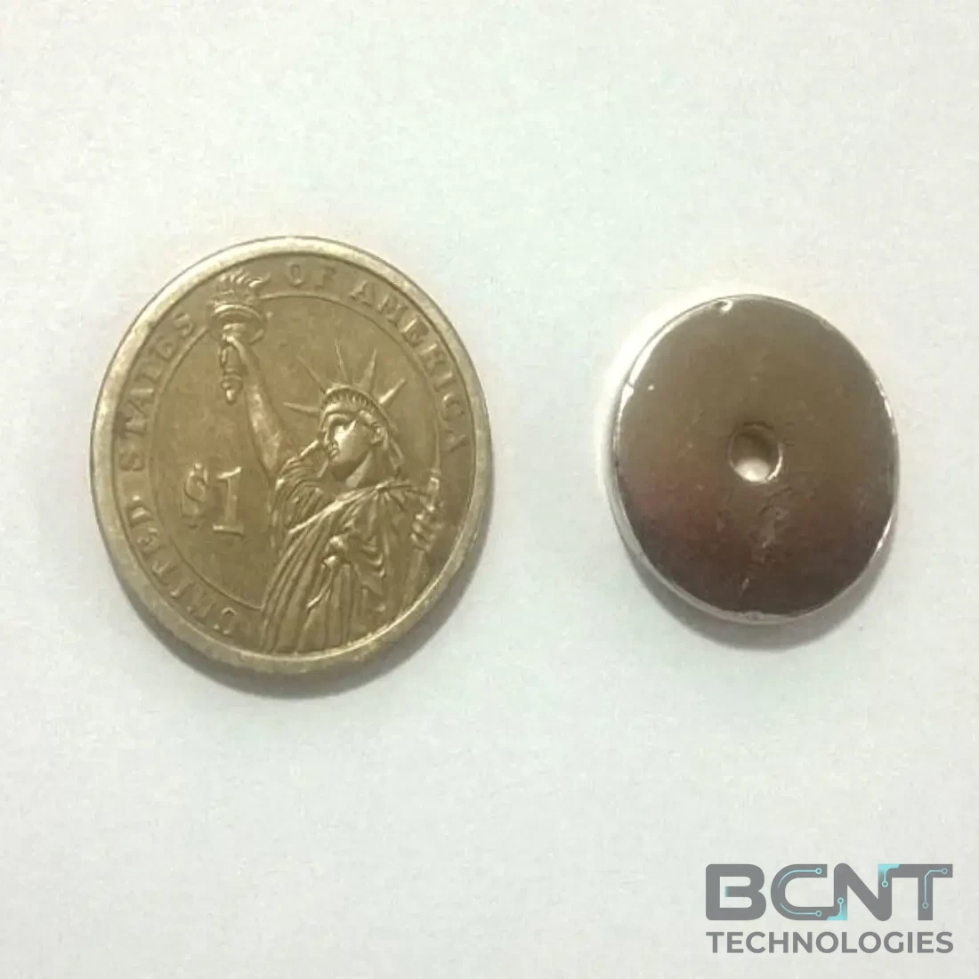 Neodymium Ring Magnet - 20 x 3 3mm Hole Strong Ring (SKU: R-20-3H-3-N35) | BCNT TECHNOLOGIES