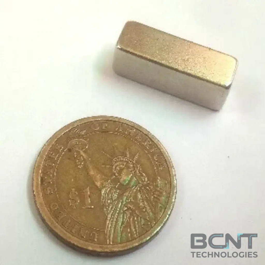 Neodymium Block Magnet - 24 x 8 x 8mm (SKU: B-24-8-8-N35) | BCNT TECHNOLOGIES