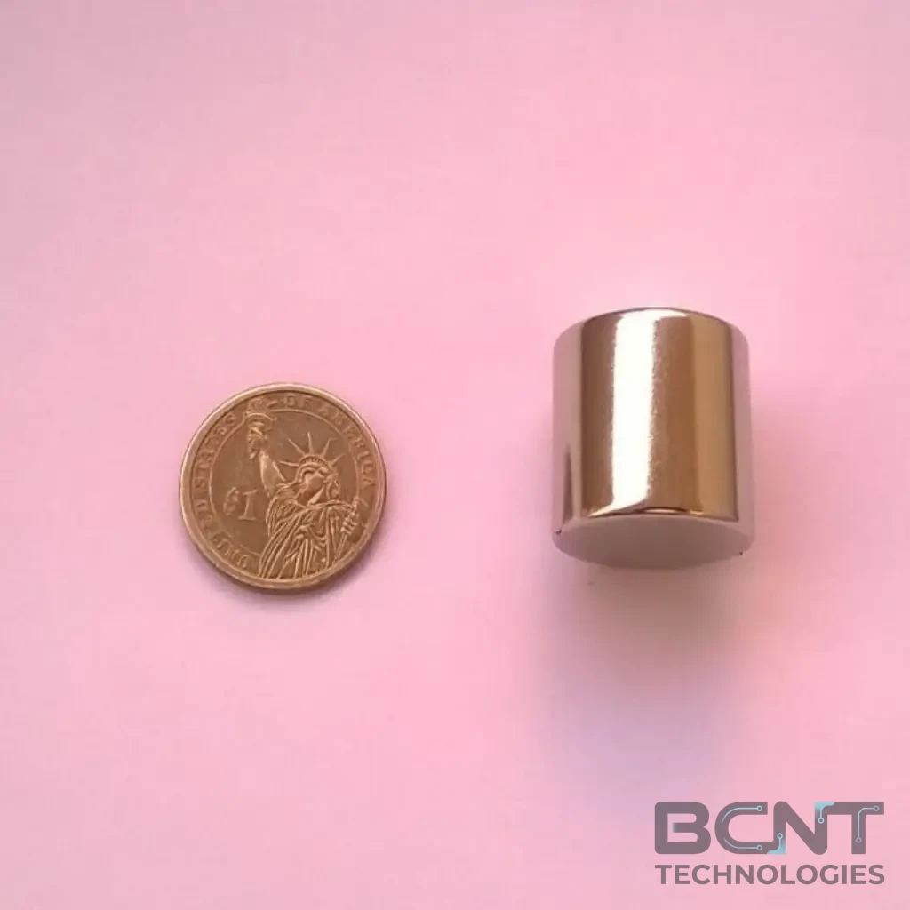 Neodymium Cylinder Magnet - Ø25 x 25mm (SKU: BCNT-MAG-PM-200) | BCNT TECHNOLOGIES