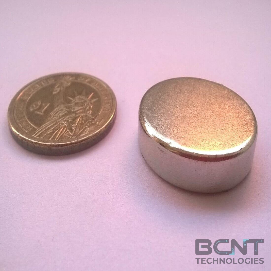 Neodymium Disc Magnet - Ø25 x 6mm (SKU: D-25-6-N35) | BCNT TECHNOLOGIES
