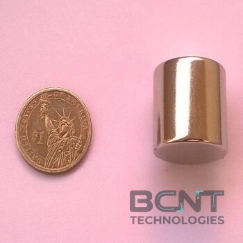 Neodymium Cylinder Magnet - 25mm x 25mm s N52 (SKU: BCNT-MAG-PM-6652) | BCNT TECHNOLOGIES