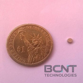 Neodymium Disc Magnet - Ø3 x 1.5mm (SKU: D-3-1.5-N35) | BCNT TECHNOLOGIES