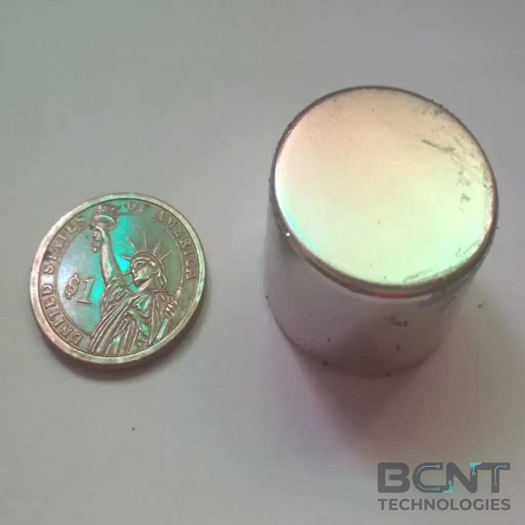 Neodymium Cylinder Magnet - Ø30 x 20mm (SKU: C-30-20-N35) | BCNT TECHNOLOGIES
