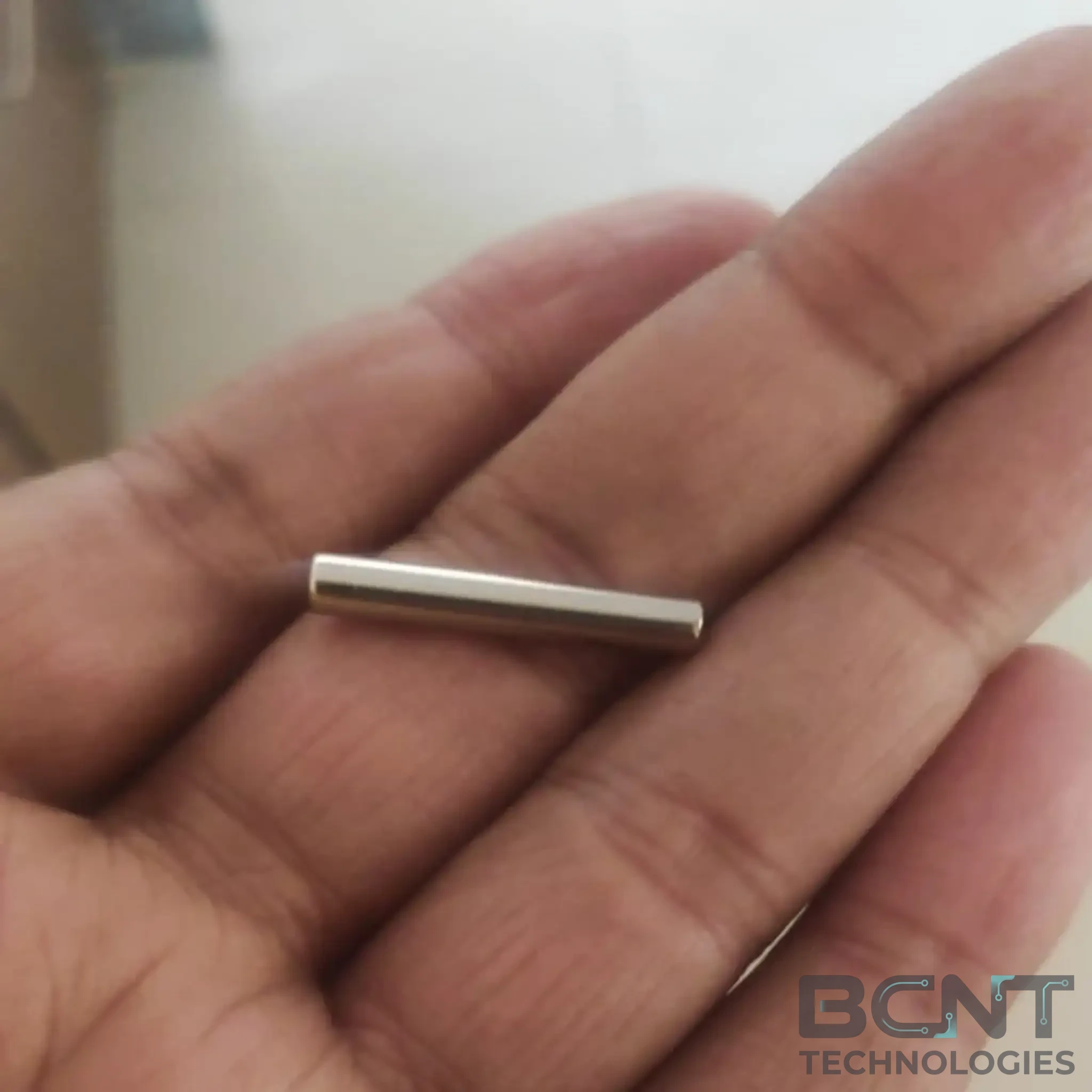 Neodymium Cylinder Magnet - Ø4 x 24mm (SKU: C-4-24-N35) | BCNT TECHNOLOGIES
