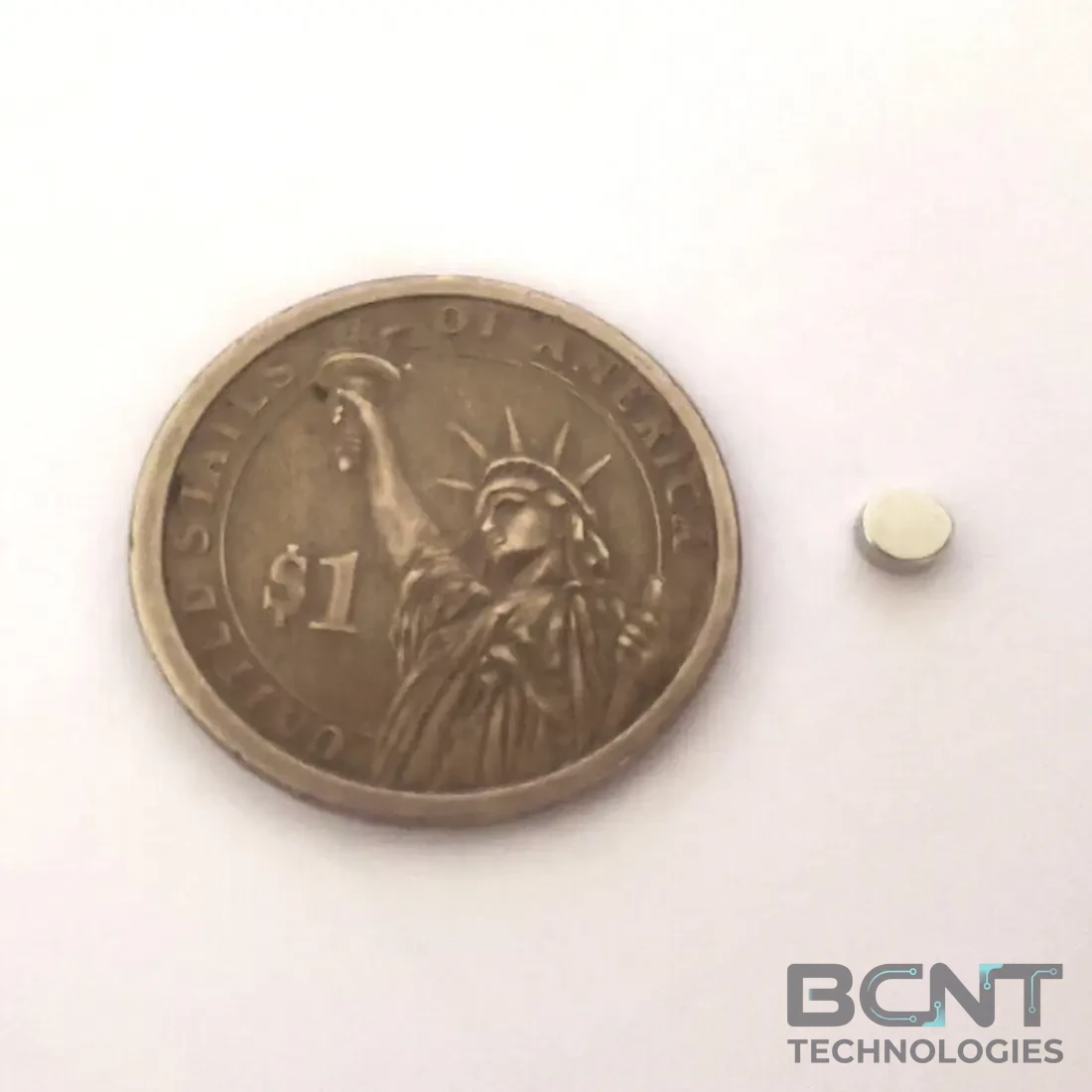 Neodymium Cylinder Magnet - Ø4 x 2mm (SKU: BCNT-MAG-PM-2331) | BCNT TECHNOLOGIES