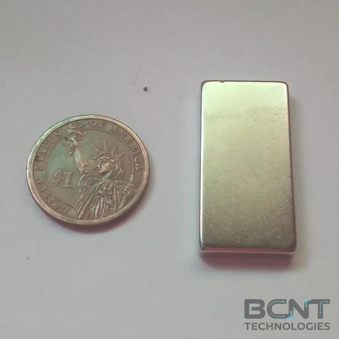 Neodymium Block Magnet - 40 x 20 x 5mm (SKU: B-40-20-5-N35) | BCNT TECHNOLOGIES