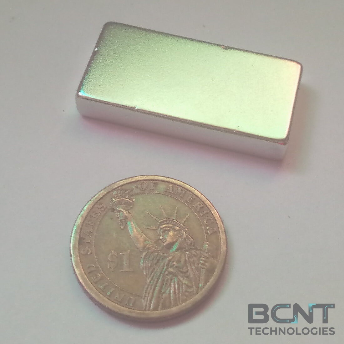 Neodymium Block Magnet - 40 x 20 x 6mm s Strong Block (SKU: B-40-20-6-N52) | BCNT TECHNOLOGIES