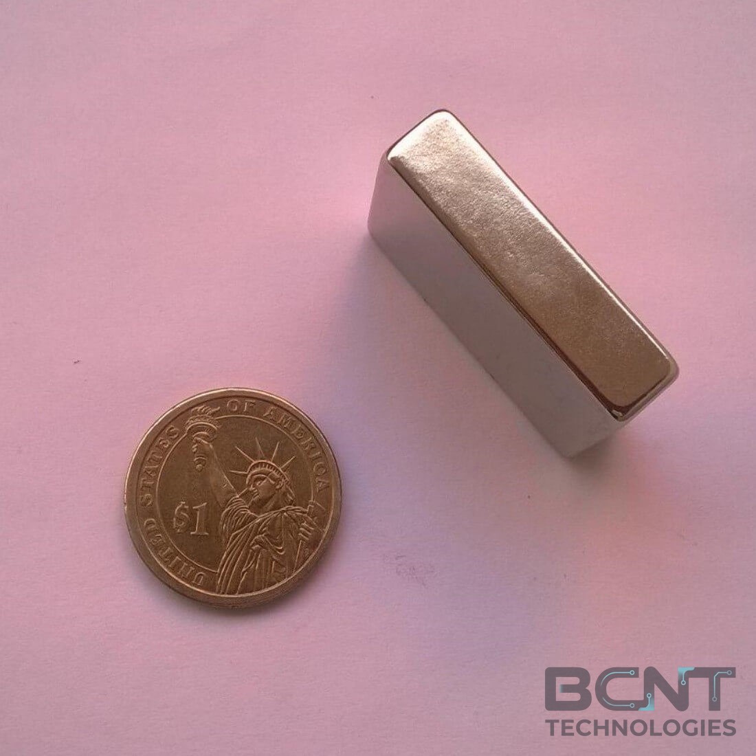 Neodymium Block Magnet - 40mm x 25mm x 10mm (SKU: B-40-25-10-N52) - BCNT Technologies