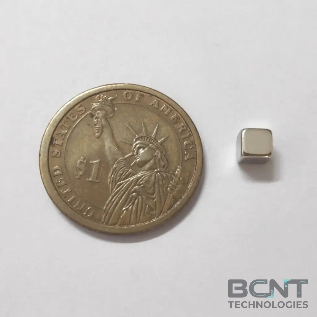 Neodymium Cube Magnet - 5 x 5 x 5mm s (SKU: BCNT-MAG-PM-269) | BCNT TECHNOLOGIES