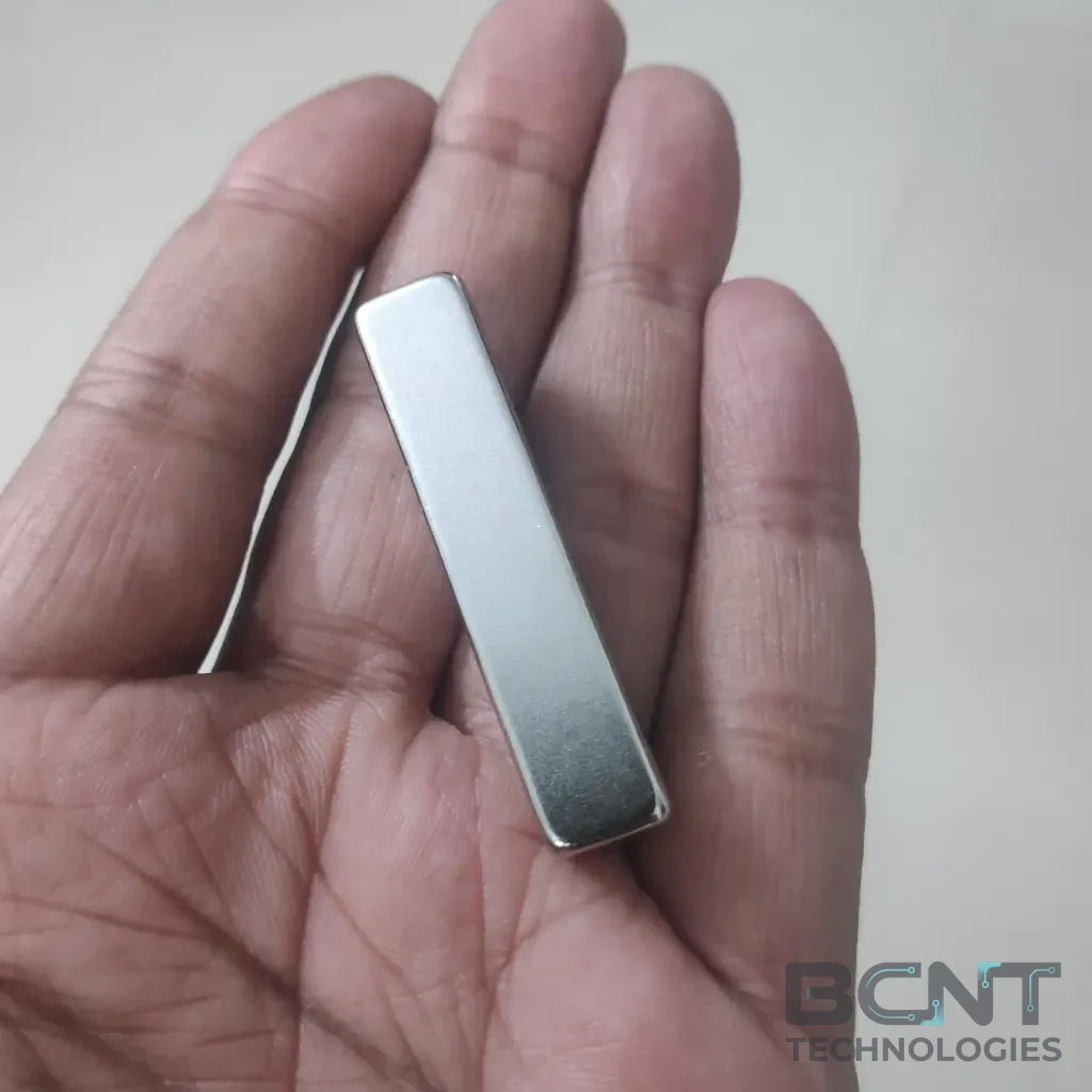 Neodymium Block Magnet - 50 x 10 x 10mm (SKU: B-50-10-10-N35) | BCNT TECHNOLOGIES
