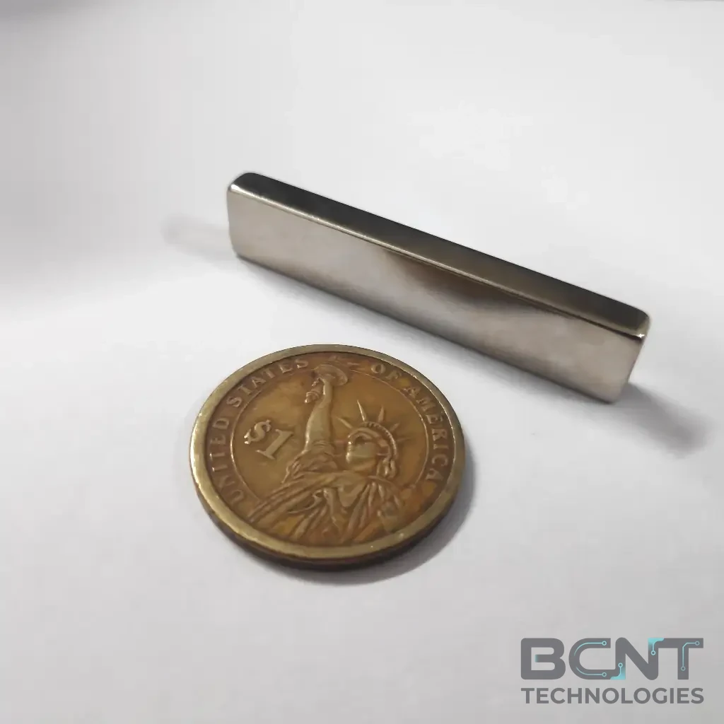Neodymium Block Magnet - 50 x 10 x 5mm (SKU: BCNT-MAG-PM-63227) | BCNT TECHNOLOGIES