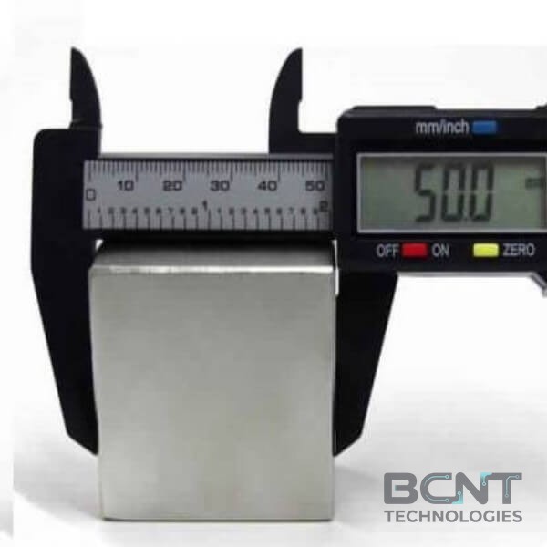 Neodymium Block Magnet - 50 x 50 x 12mm (SKU: BCNT-MAG-PM-2225) | BCNT TECHNOLOGIES