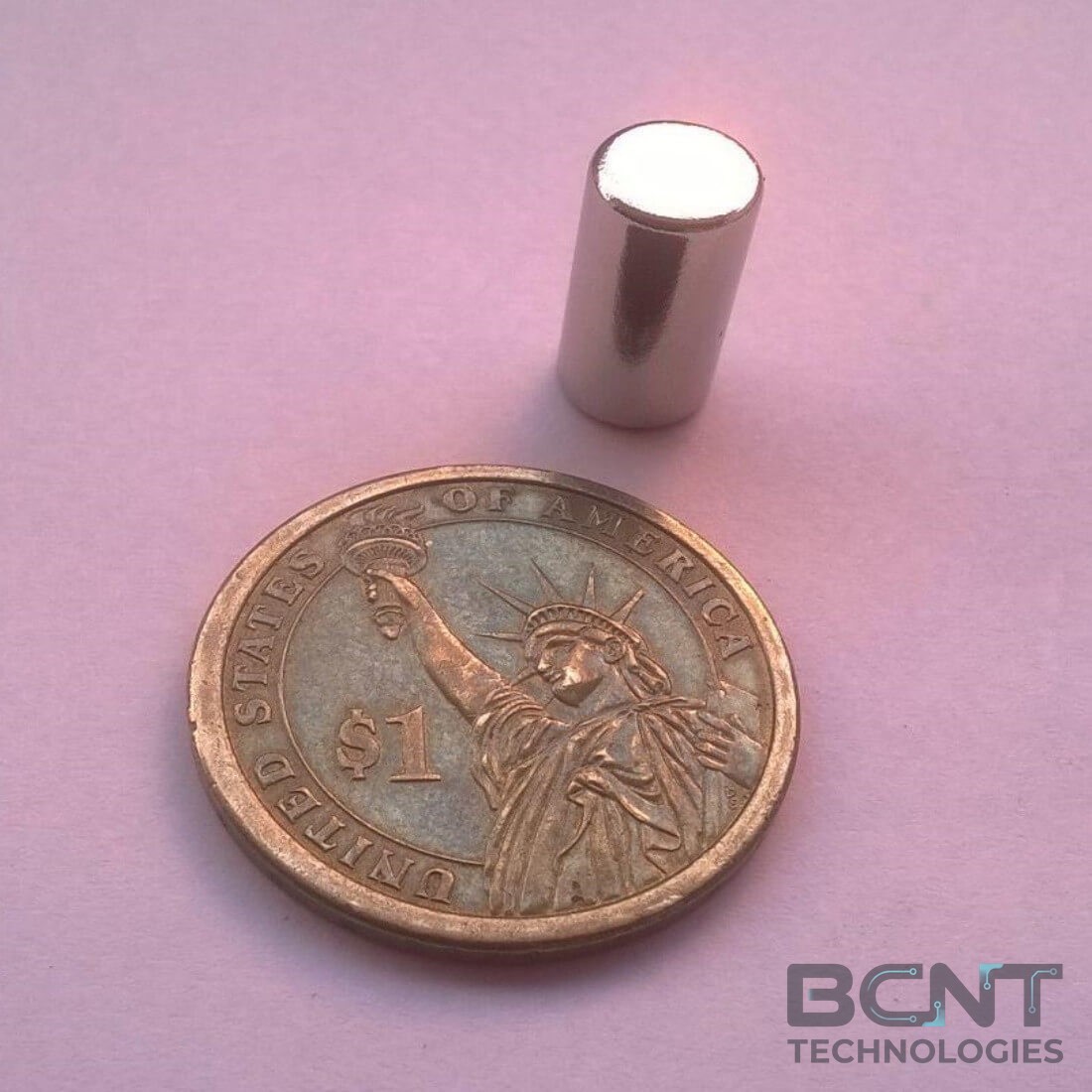 Neodymium Cylinder Magnet - 6 x 15mm s Strong Cylinder (SKU: C-6-15-N35) | BCNT TECHNOLOGIES