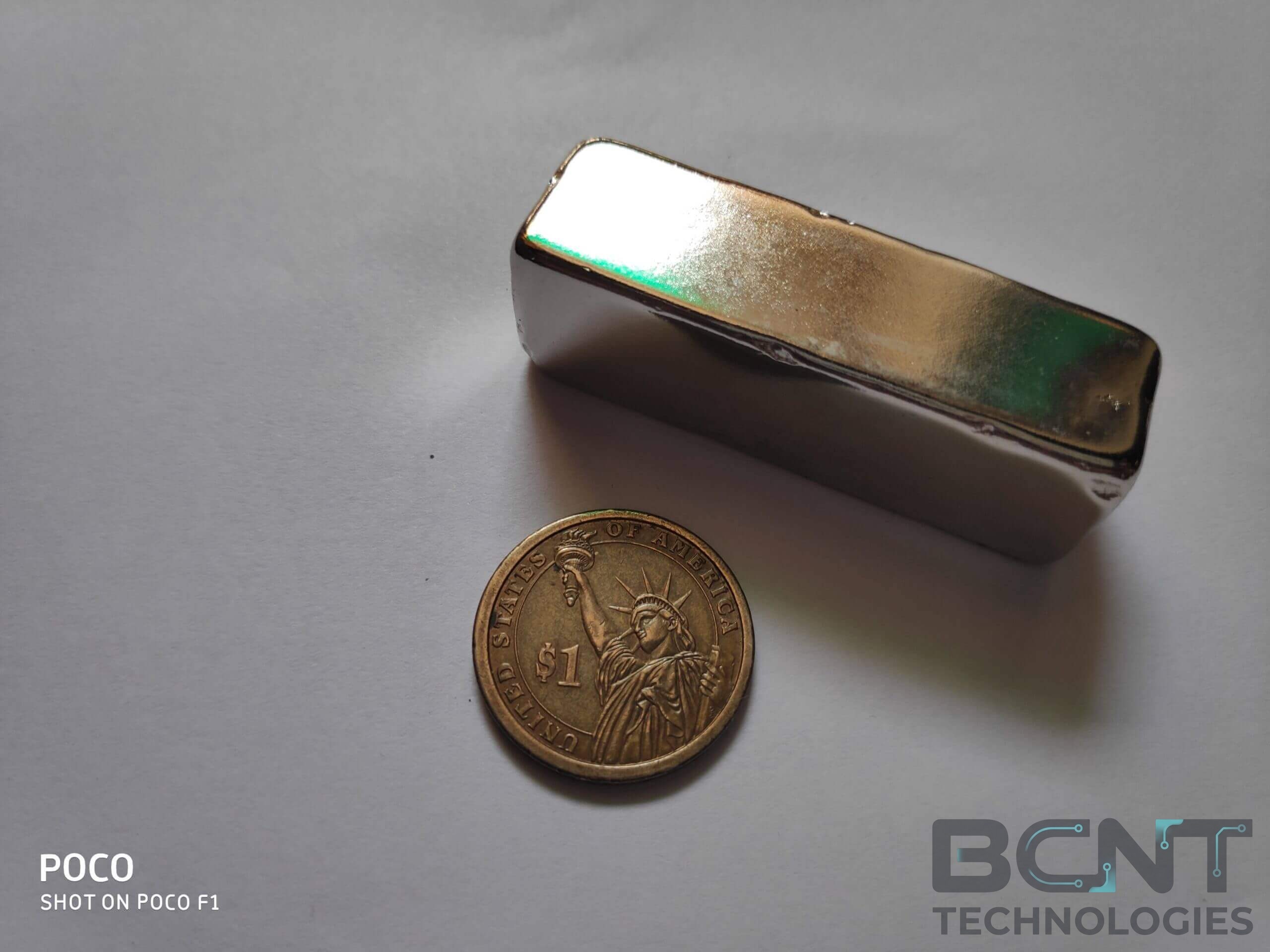 Neodymium Block Magnet - 60mm x 20mm x 18mm (SKU: B-60-20-18-N35) | BCNT TECHNOLOGIES