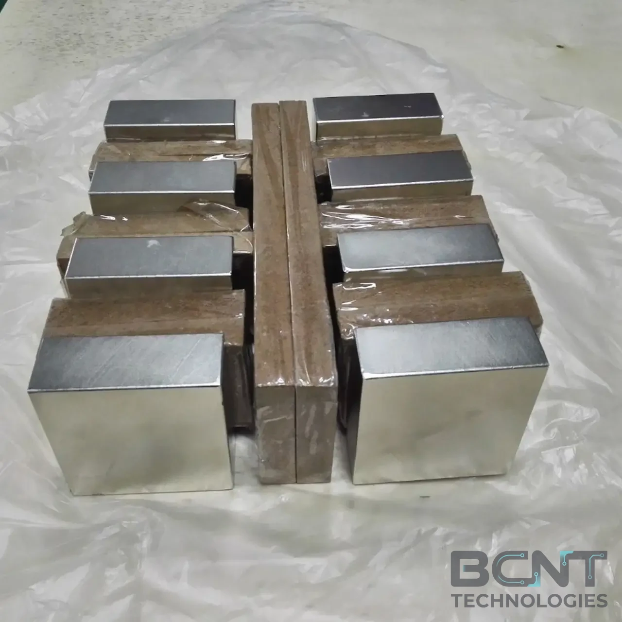 Neodymium Block Magnet - 75 x 75 x 30mm (SKU: B-75-75-30-N52) | BCNT TECHNOLOGIES