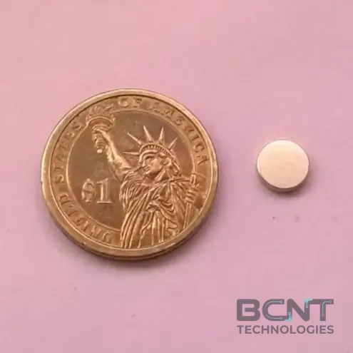 Neodymium Disc Magnet - Ø8 x 1.5mm (SKU: D-8-1.5-N35) | BCNT TECHNOLOGIES