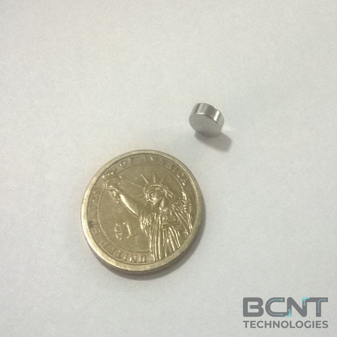 Neodymium Disc Magnet - 8 x 3mm s (SKU: BCNT-MAG-PM-1903) | BCNT TECHNOLOGIES