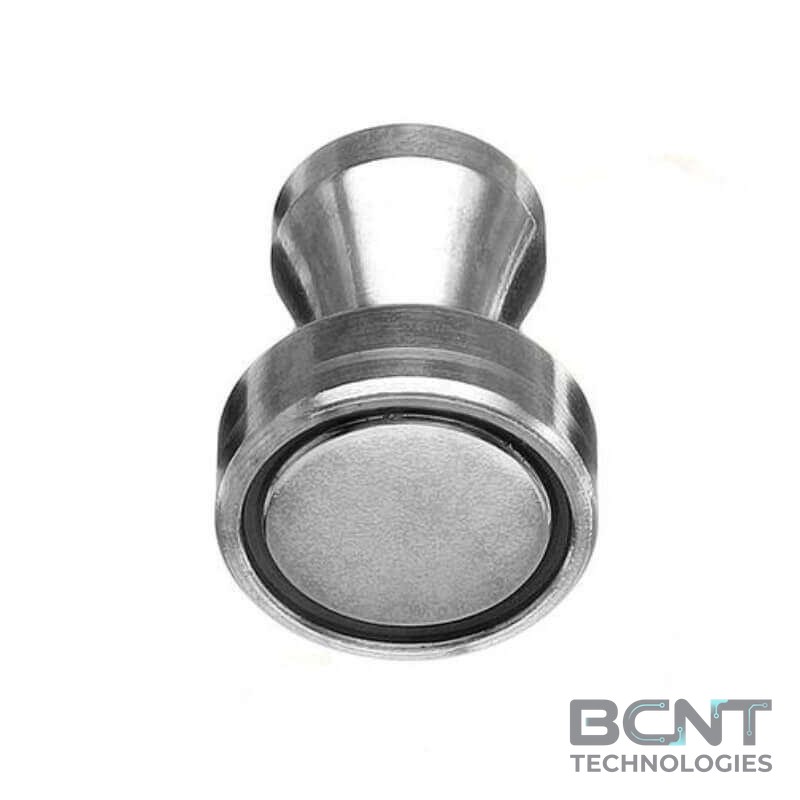 Neodymium Pot Magnet - Ø16mm x 20mm Thick. Pushpin (SKU: PME-PP-16-20-N35-S) | BCNT TECHNOLOGIES