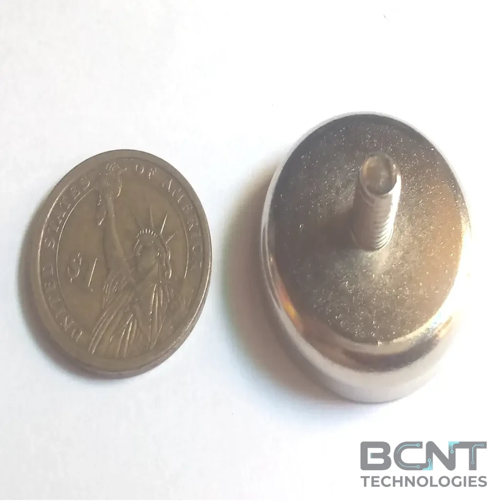 Neodymium Pot Magnet - External Thread PME C32 Strong Force 34Kg (SKU: PME-C32) | BCNT TECHNOLOGIES