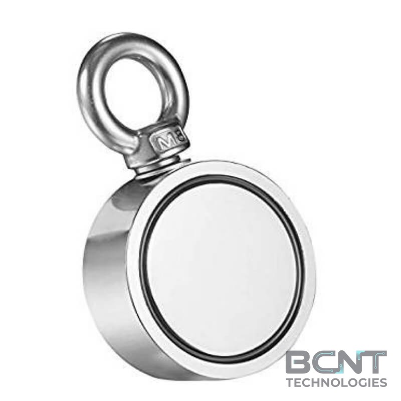 Neodymium Hook Magnet - Fishing Pot M12 Eyebolt PME RS136 1 Force 600kg (SKU: RS136-1) | BCNT TECHNOLOGIES