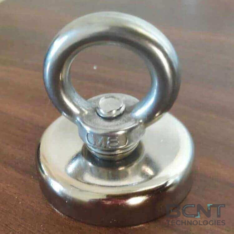 Neodymium Hook Magnet - Fishing Pot PME MF48 Strong Force 75kg (SKU: PME-RS48-4) | BCNT TECHNOLOGIES