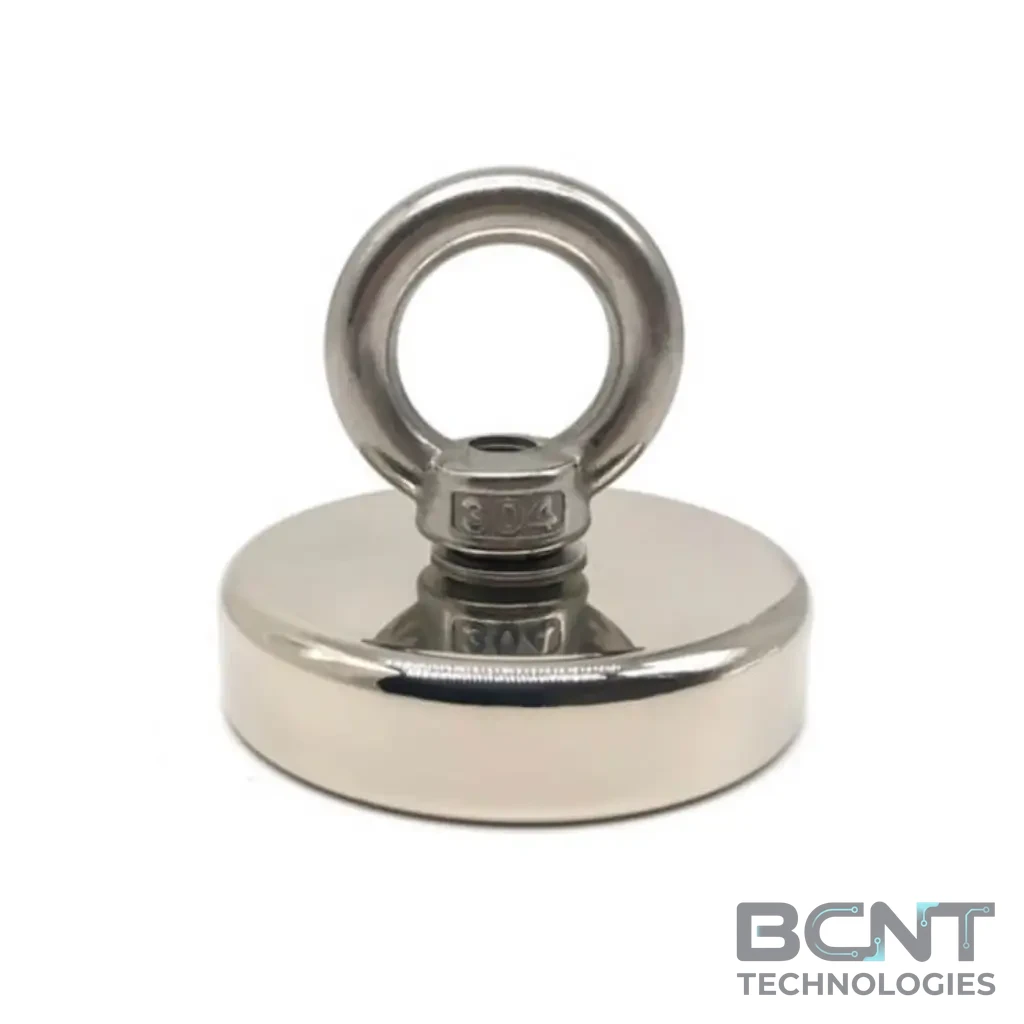 Neodymium Hook Magnet - Fishing Pot PME MF60 Strong Force 112kg (SKU: PME-RS60-4) | BCNT TECHNOLOGIES