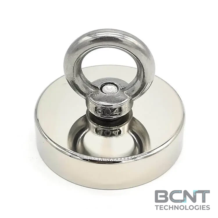 Neodymium Hook Magnet - Fishing Pot PME RS75 4 Strong Force 180kg (SKU: PME-RS75-4) | BCNT TECHNOLOGIES