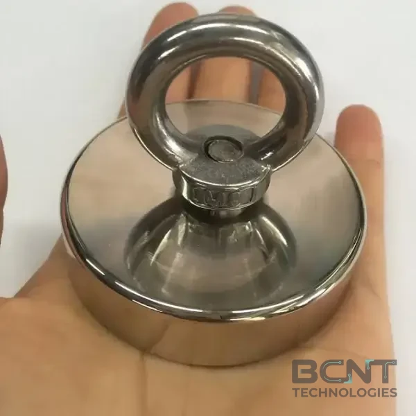 Neodymium Hook Magnet - Fishing Pot PME RS90 4 Strong Force 340kg (SKU: PME-RS90-4) | BCNT TECHNOLOGIES