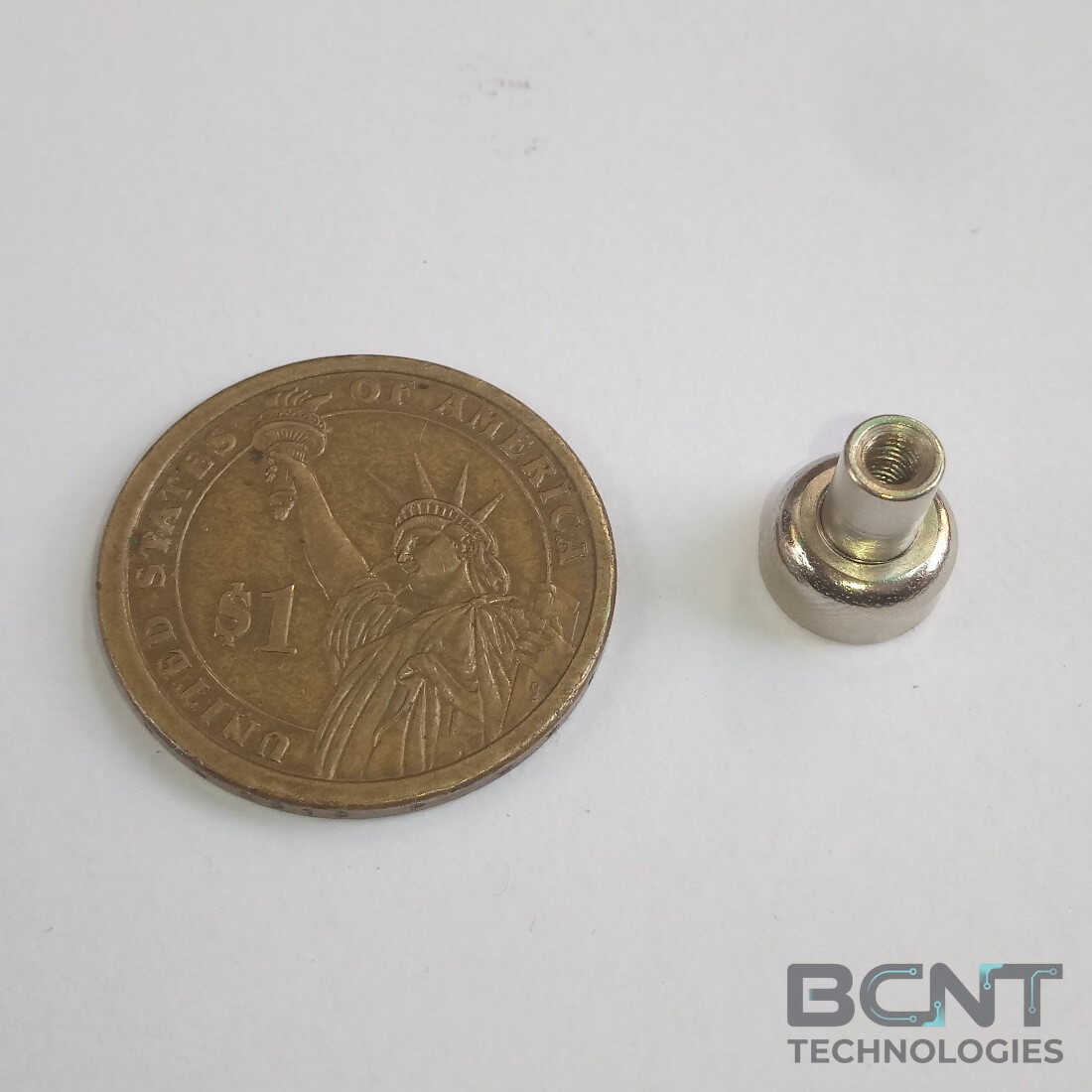 Neodymium Pot Magnet - Internal Thread PME D10 Strong Force 2.0kg (SKU: PME-D10) | BCNT TECHNOLOGIES