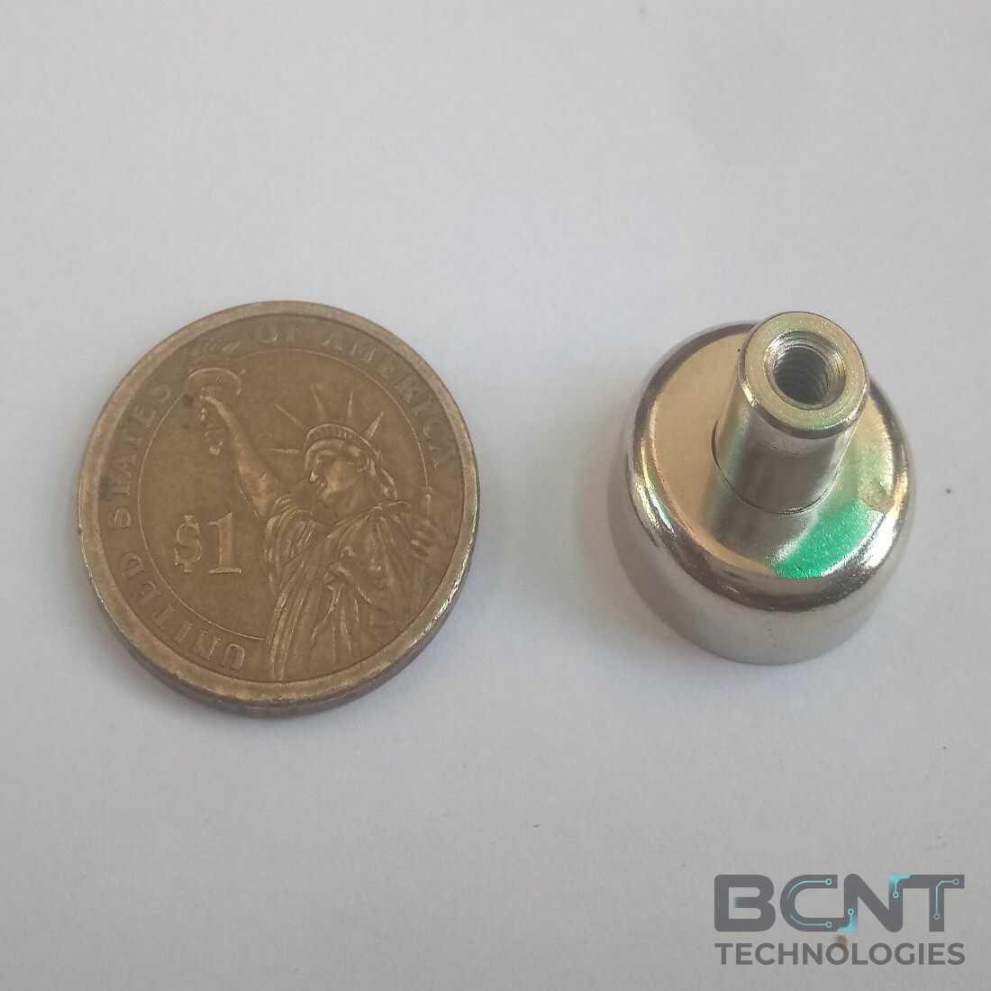 Neodymium Pot Magnet - Internal Thread PME D20 Strong Force 9.0kg (SKU: PME-D20) | BCNT TECHNOLOGIES