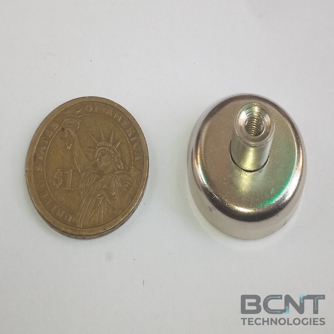 Neodymium Pot Magnet - Internal Thread PME D25 Strong Force 17.0kg (SKU: PME-D25) | BCNT TECHNOLOGIES