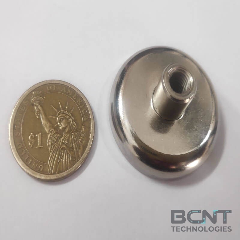 Neodymium Pot Magnet - Internal Thread PME D36 Strong Force 40.0kg (SKU: PME-D36) | BCNT TECHNOLOGIES