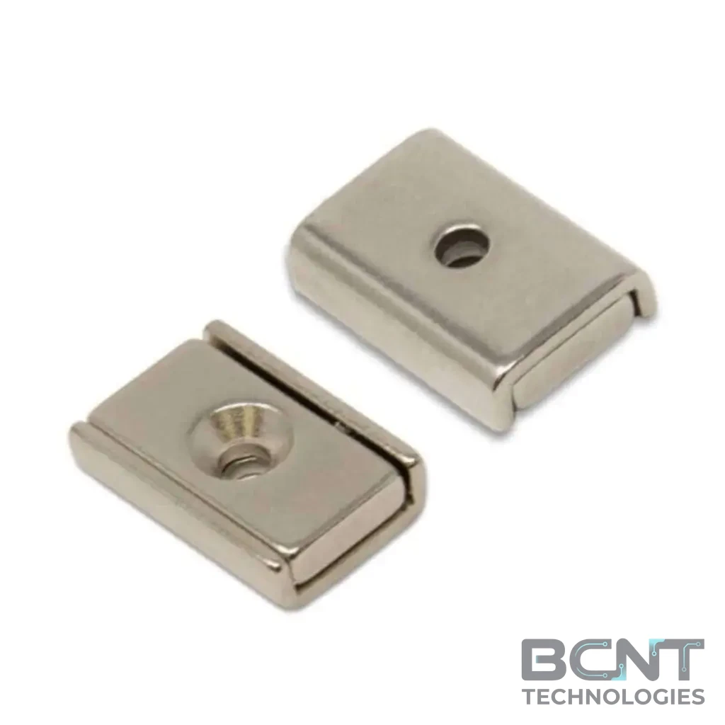 Neodymium Countersunk Magnet - Channel with CSK Hole (SKU: BCNT-MAG-PM-35168) | BCNT TECHNOLOGIES