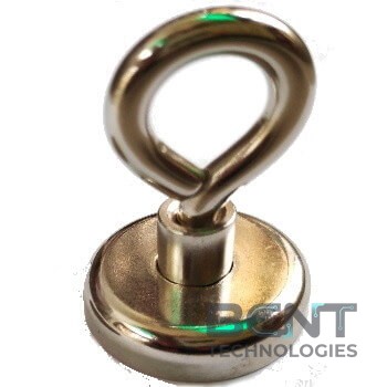 Neodymium Hook Magnet - Eyebolt PME F32 Strong Force 34.0kg (SKU: PME-F32) | BCNT TECHNOLOGIES