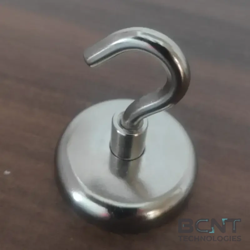 Neodymium Hook Magnet - PME E42 Strong Force 66kg (SKU: PME-E42) | BCNT TECHNOLOGIES