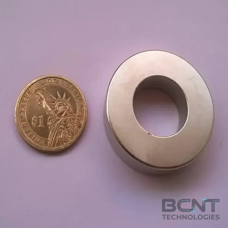Neodymium Ring Magnet - OD40 x ID20 x 10mm (SKU: BCNT-MAG-PM-679) | BCNT TECHNOLOGIES