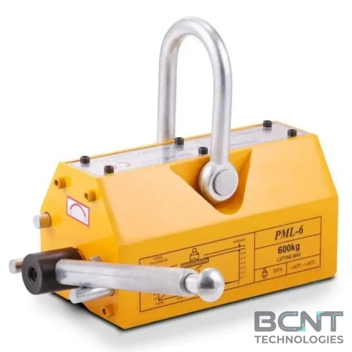Permanent Magnetic Lifter - Strong PML 600 Permanent Lifting (SKU: PML-600) | BCNT TECHNOLOGIES