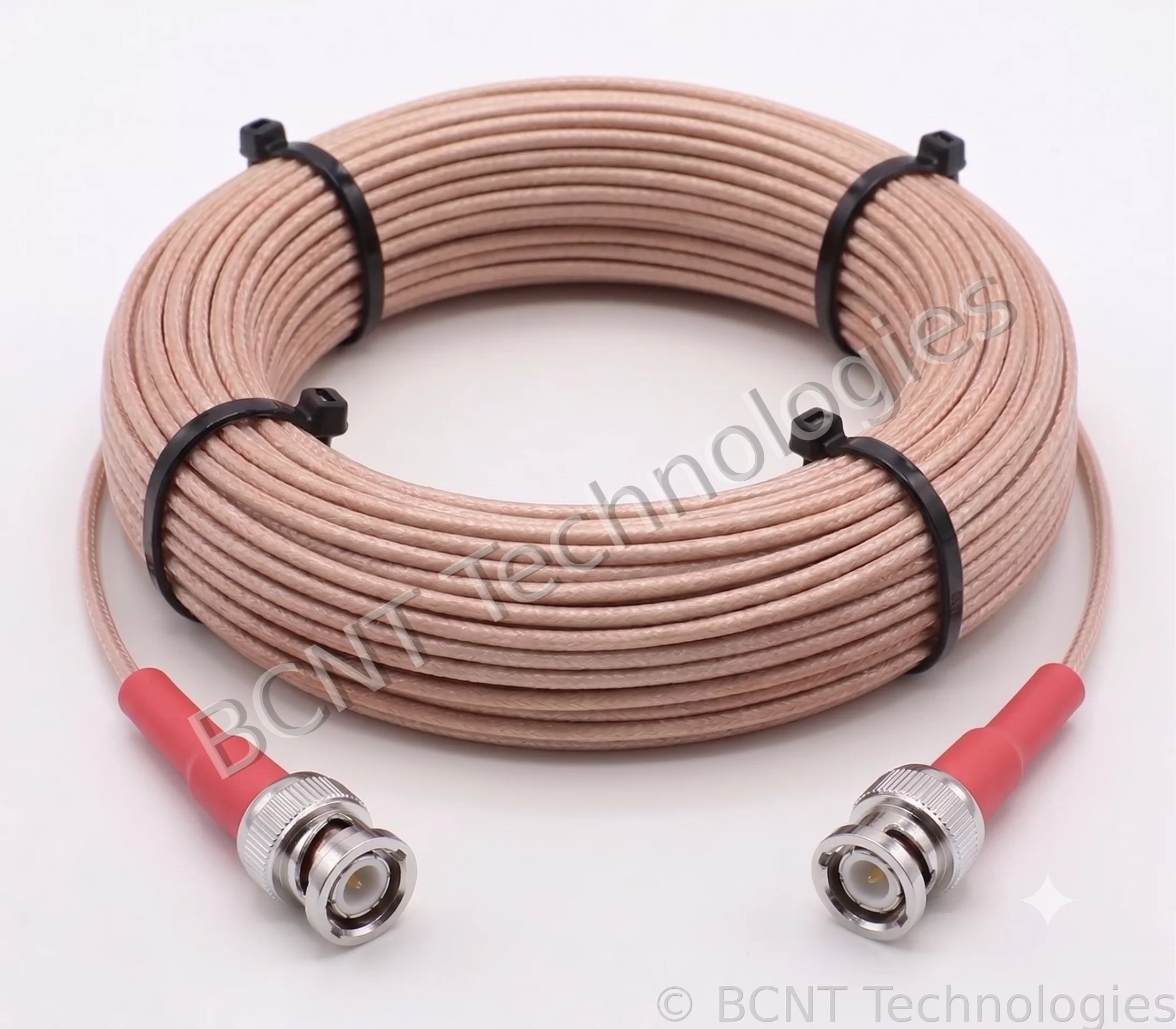 Low-Noise Coaxial Cable with both end BNC Male connectors 