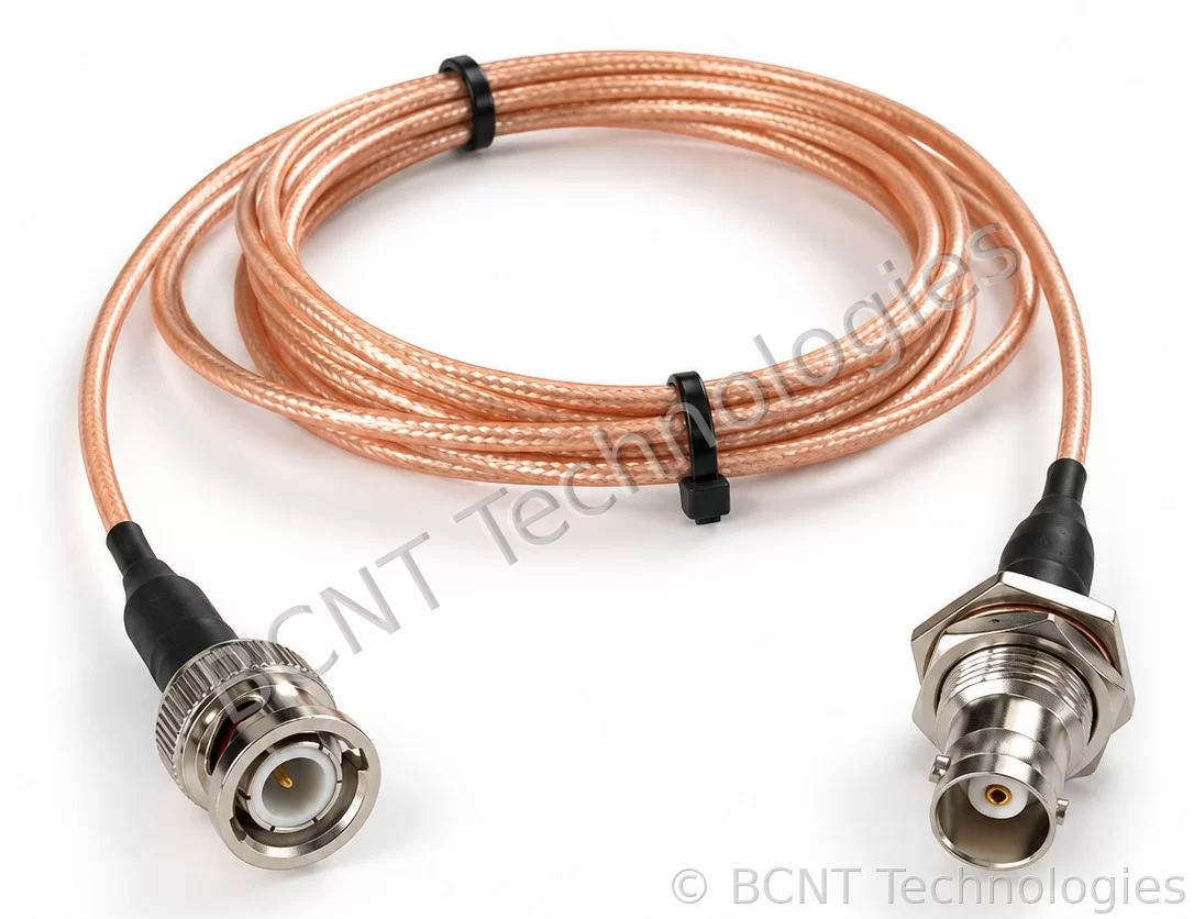RG316 Lownoise  Coaxial BNC Male to Female Cable (SKU: BCNT-AJ-005) - BCNT Technologies