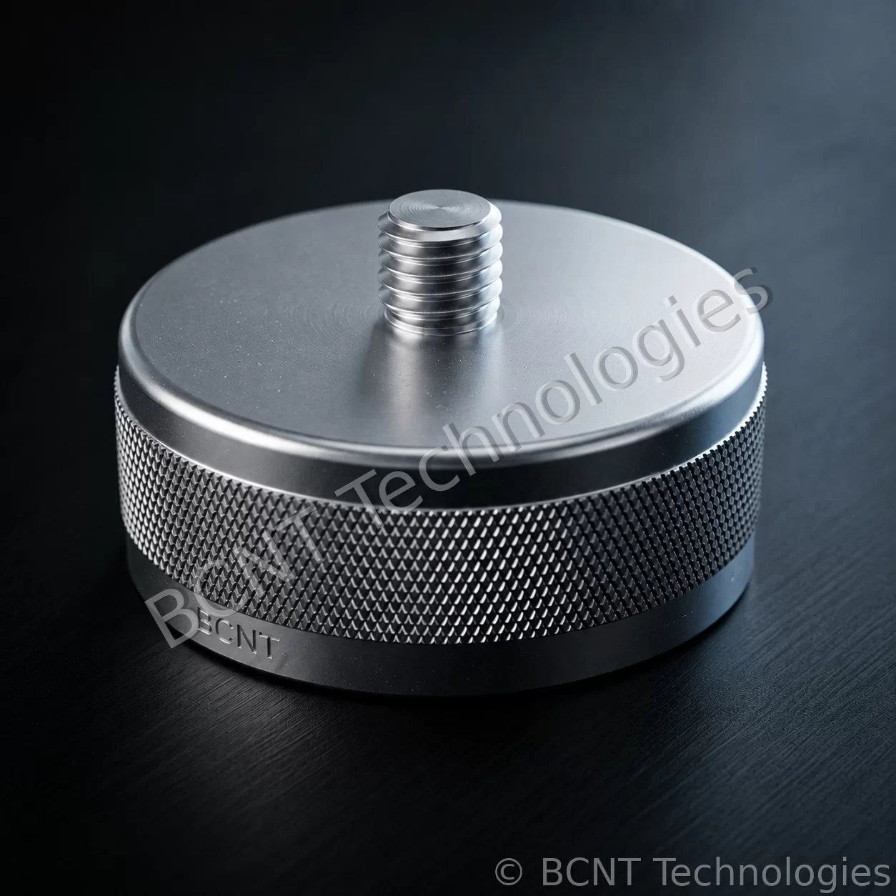 Magnetic Mounting for Sensor - Ø35mm Neodymium, 10-32 UNF Thread (50kg Pull Force) (SKU: BCNT-MAG-35-10-32) - BCNT Technologies