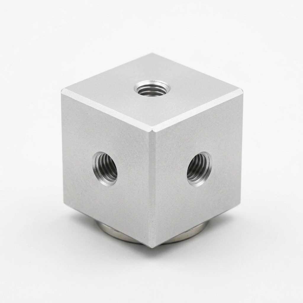 Square Magnetic Mount Block for Triaxial & Multi-Axis Sensor Mounting